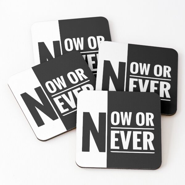 Item preview, Now or never quote text  designed and sold by Craft-Qasba .
