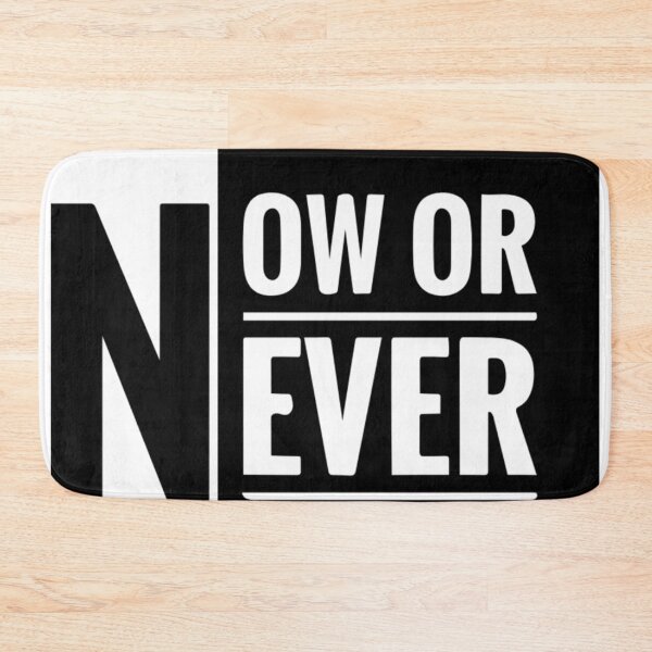 Item preview, Now or never quote text  designed and sold by Craft-Qasba .