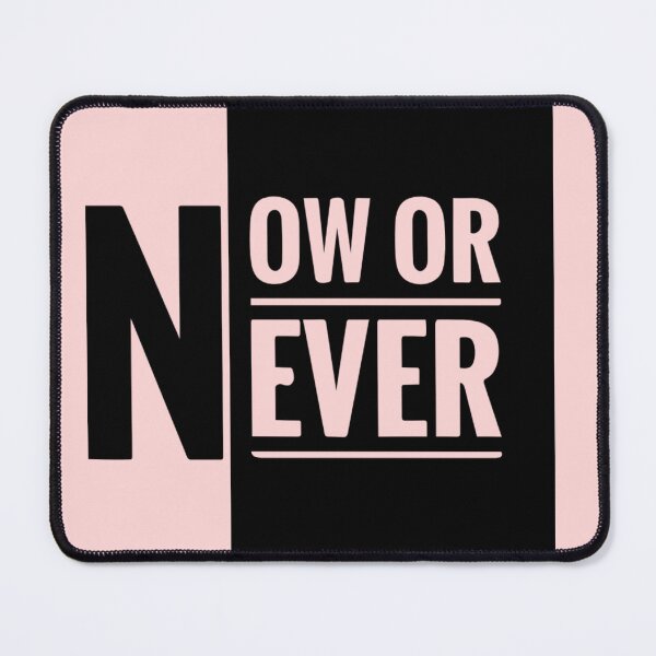 Item preview, Now or never quote text  designed and sold by Craft-Qasba .