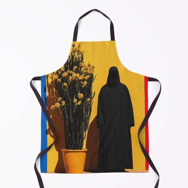 Item preview, Faceless Hooded Figure in Front of Colorful Wall with Heart and Cactu designed and sold by Retrocranio.