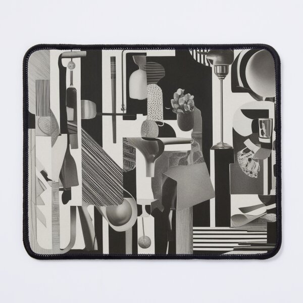 Item preview, Dada inspired black and white artwork collage designed and sold by bettypure.