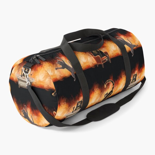 Item preview, Funny meme black cats on the fire designed and sold by Makitsu Neko.
