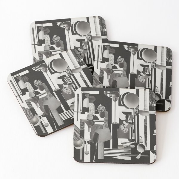 Item preview, Dada inspired black and white artwork collage designed and sold by bettypure.