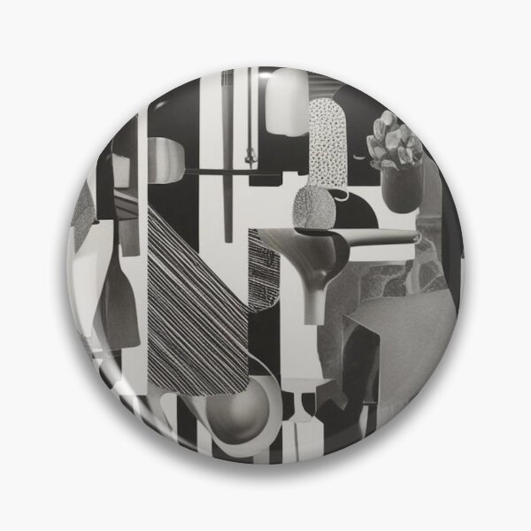 Item preview, Dada inspired black and white artwork collage designed and sold by bettypure.