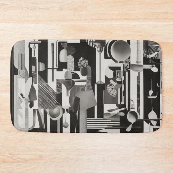 Item preview, Dada inspired black and white artwork collage designed and sold by bettypure.