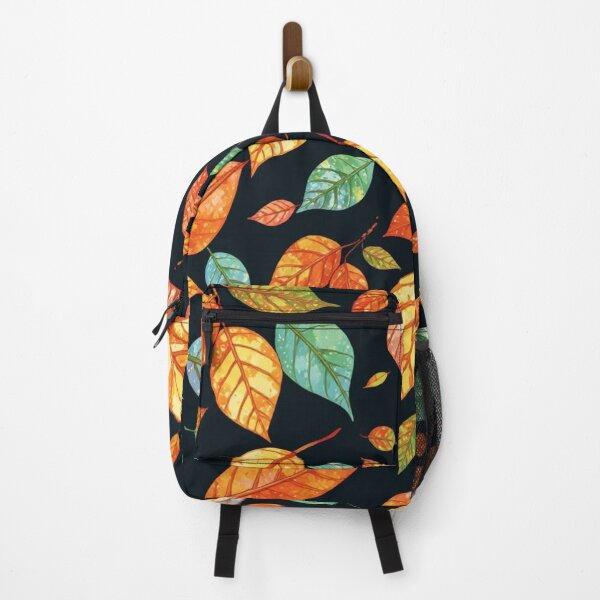 Item preview, ghibli studio inspired multicoloured leaves seamless pattern designed and sold by optimusprime39.
