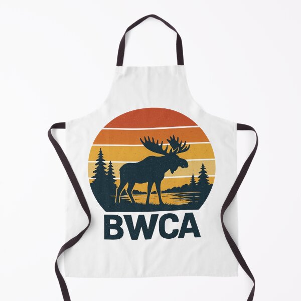 Item preview, BWCA Moose Sunset Wilderness Vintage Design designed and sold by WayoftheWater.