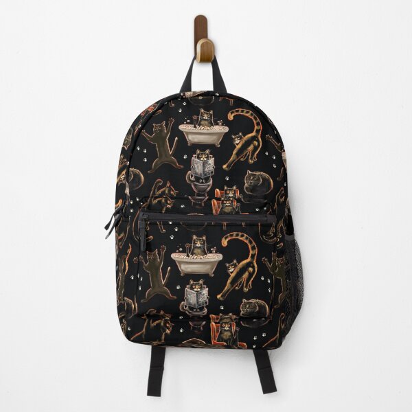 Item preview, Funny meme black cats on the fire designed and sold by Makitsu Neko.