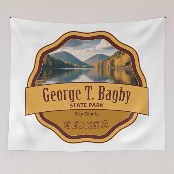 Item preview, George T. Bagby State Park, Clay County, Georgia designed and sold by Wanderful-roads.