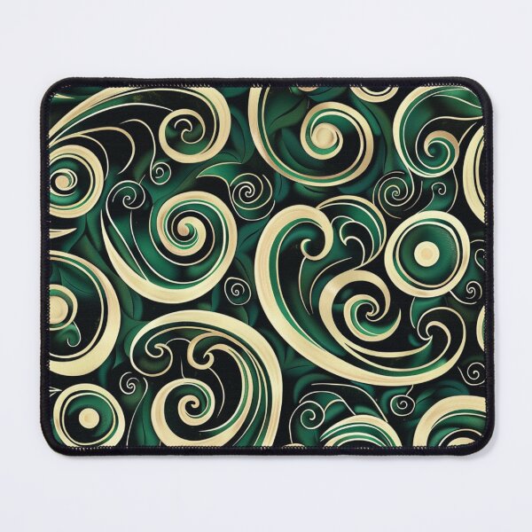 Item preview, New Zealand Māori Paua Pattern Koru Design 419 designed and sold by GrinGalore.