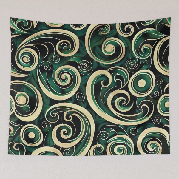 Item preview, New Zealand Māori Paua Pattern Koru Design 419 designed and sold by GrinGalore.