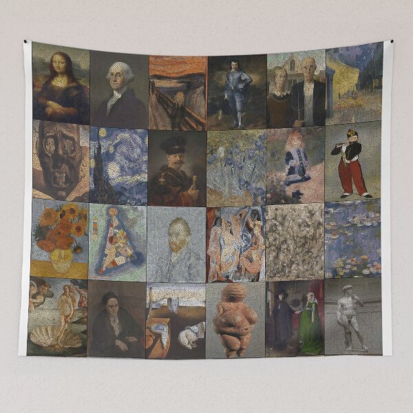 Item preview, Famous Paintings Mosaic designed and sold by Montage-Madness.