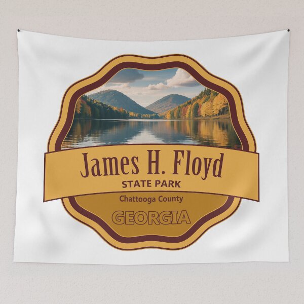 Item preview, James H. Floyd State Park, Chattooga County, Georgia designed and sold by Wanderful-roads.