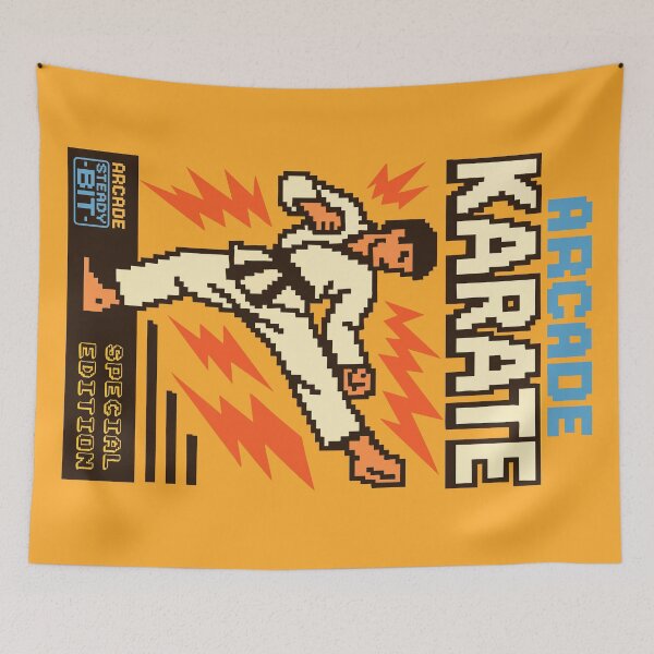 Item preview, Arcade Karate – Special Edition - Pixel Karate Kick designed and sold by SteadyRolling.
