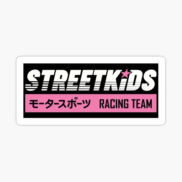 Item preview, Streetkids "Motorsport" Racing Team Sticker Banner pink designed and sold by sajchiik.