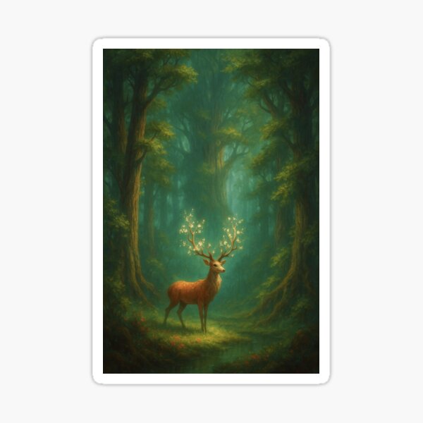 Item preview, The Blossom Antler Guardian designed and sold by RinWinArts.