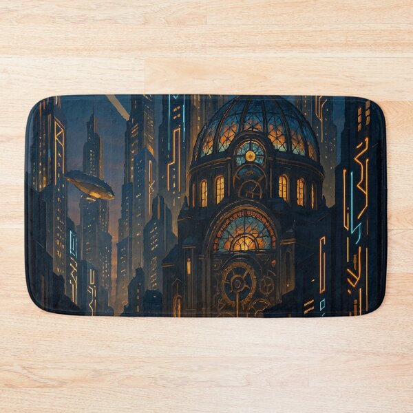 Item preview, Neo-Victorian Skies: A Steampunk City Awakens designed and sold by AbstractAnom.
