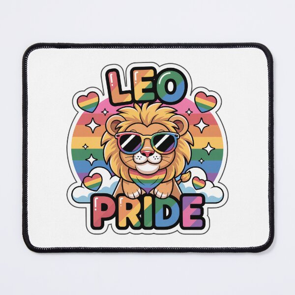 Item preview, Leo Pride Sticker | Zodiac Animal Series for Pride Month designed and sold by Nuist25.