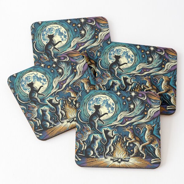 Item preview, Celestial Dance Under Moonlit Sky designed and sold by Keirnyx.