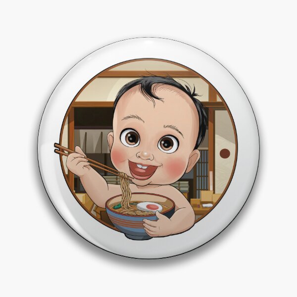 Item preview, Happy Baby Ramen - No Text designed and sold by matteflor.