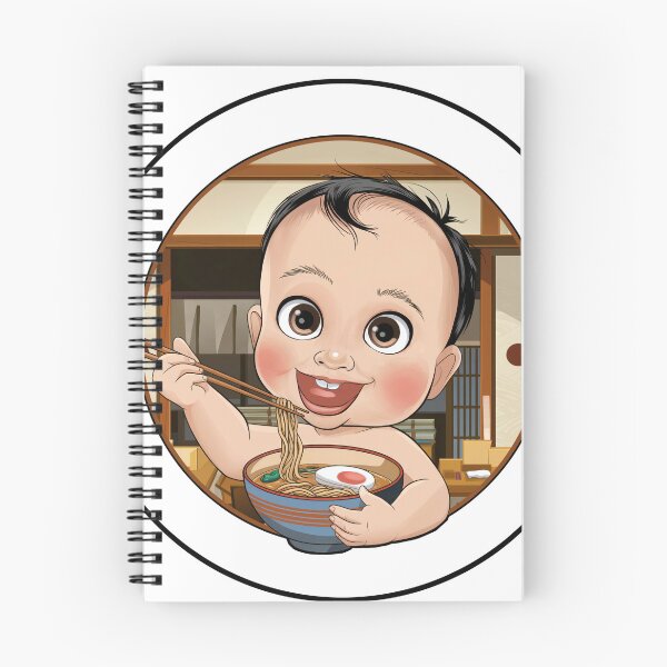 Item preview, Happy Baby Ramen - No Text designed and sold by matteflor.