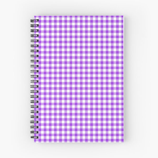 Item preview, Purple and White Gingham Check designed and sold by Patternfluent.