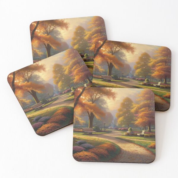 Item preview, Golden Stroll: Autumn in the Public Park designed and sold by BlareBlare.
