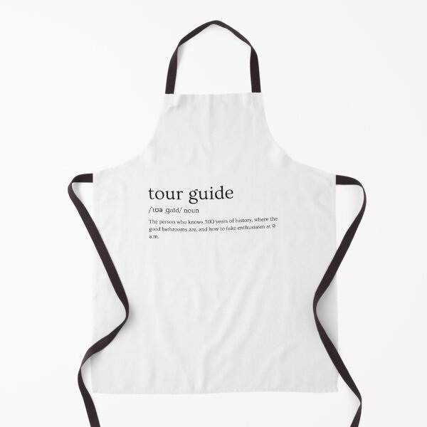Item preview, Tour Guide Definition – “Knows 500 Years of History, the Good Bathrooms, and How to Fake Enthusiasm at 9 A.M.” Funny Slogan Design designed and sold by Straight-Up Snark.