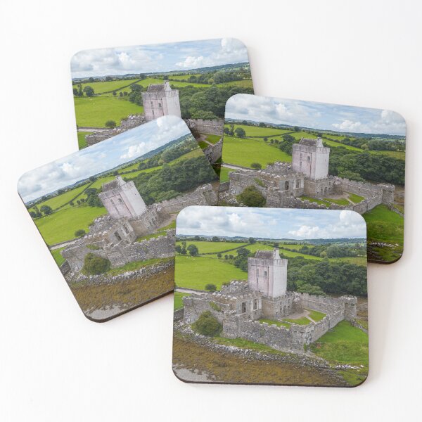 Item preview, Doe Castle from Above – Historic Irish Castle on the Water designed and sold by Martindoran.
