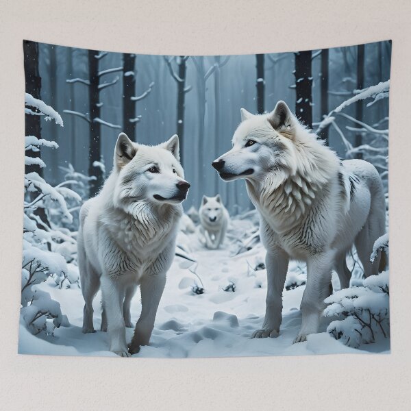 Item preview, White Wolves designed and sold by SublimeMusings.