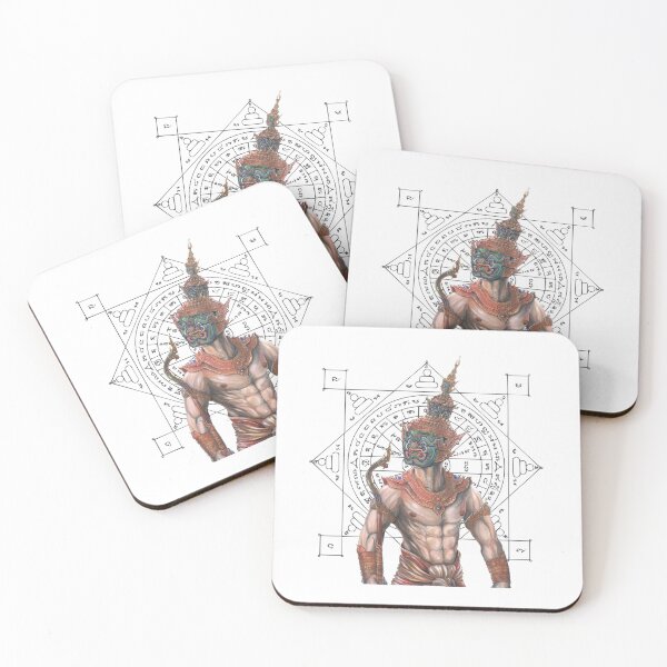 Item preview, Tosakan the Demon King – Thai Mythical Warrior with Sacred Yantra Power designed and sold by JoynestStudioCo.