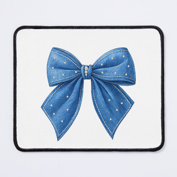 Item preview, Cute Coquette Bow, blue bow designed and sold by iclipart.