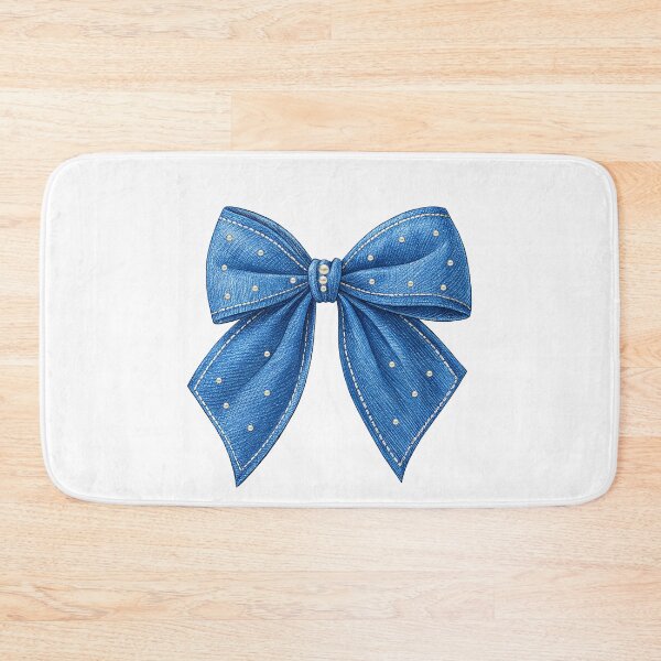 Item preview, Cute Coquette Bow, blue bow designed and sold by iclipart.