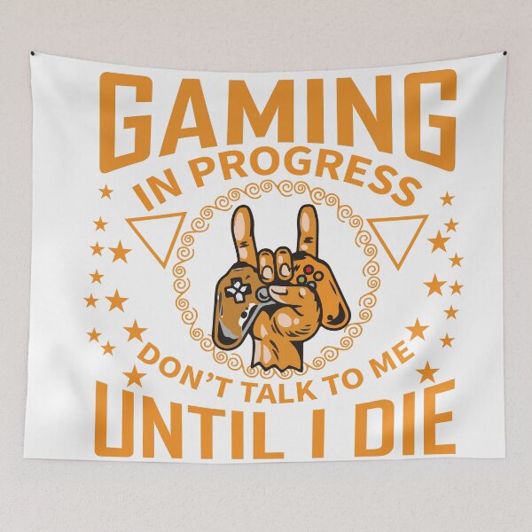 Item preview, gaming in progress don't talk to me designed and sold by theflowergirl14.
