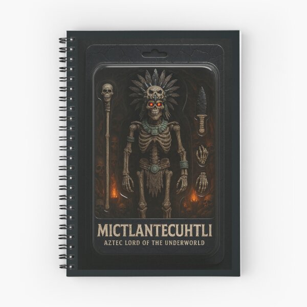 Item preview, Title: Mictlantecuhtli - Aztec Lord of the Underworld (Action Figure Style) designed and sold by Fernando Abitia.