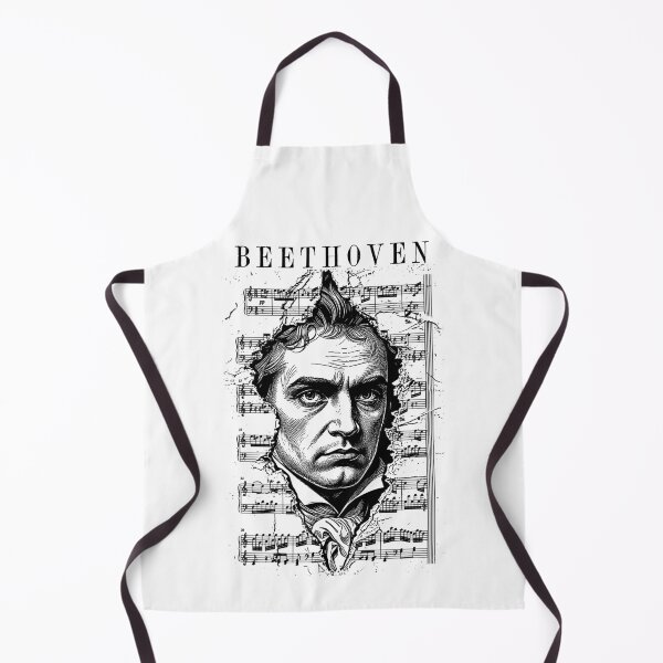 Item preview, Ludwig Van Beethoven Classical Sheet Music Vintage Portrait designed and sold by GrandeDuc.