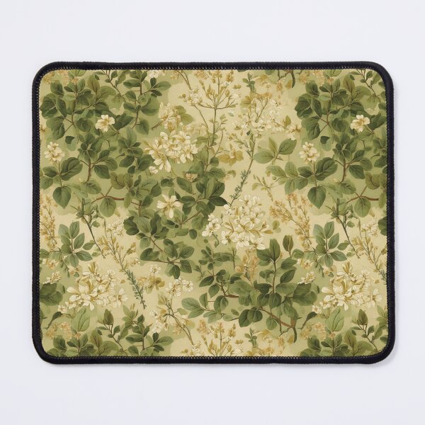 Item preview, Cream and Olive Florals designed and sold by Designbes.