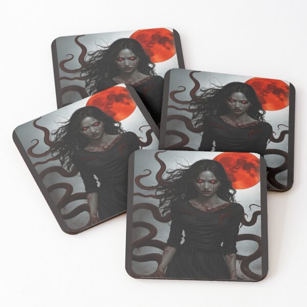 Item preview, Night Queen of Snakes  Blood Moon Terror in Human Form designed and sold by Boooart.