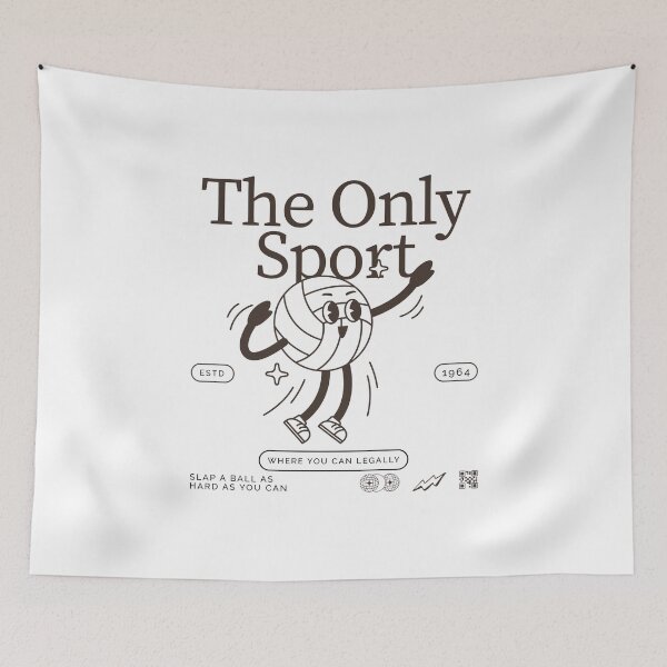 Item preview, The only sport where you can legally slap a ball as hard as you can designed and sold by Peerless-Prime.