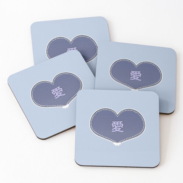 Item preview, "love" jirai blue heart with a bow designed and sold by cottonlacey.