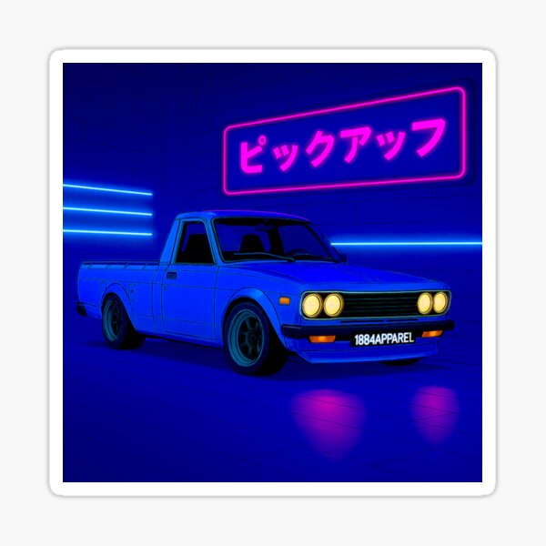 Item preview,  Blue Pickup Neon Bosozoku designed and sold by 1884Apparel.
