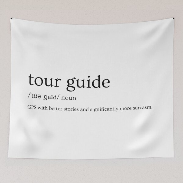 Item preview, Tour Guide – GPS with Better Stories and More Sarcasm | Funny Travel Quote designed and sold by Straight-Up Snark.