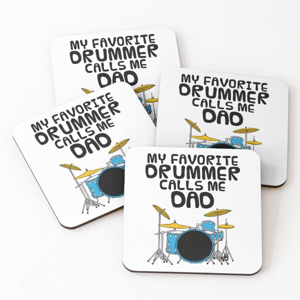 Item preview, My Favorite Drummer Calls Me Dad, Father's Day Musician designed and sold by doodlerob.