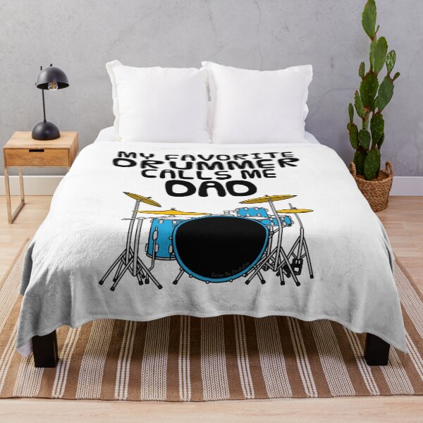 Item preview, My Favorite Drummer Calls Me Dad, Father's Day Musician designed and sold by doodlerob.