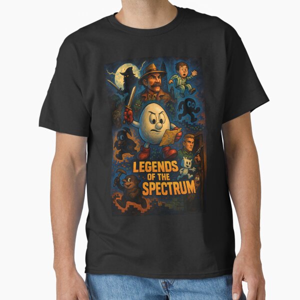 Item preview, Legends of the ZX Spectrum Retro Design designed and sold by Retr0Tshirts.
