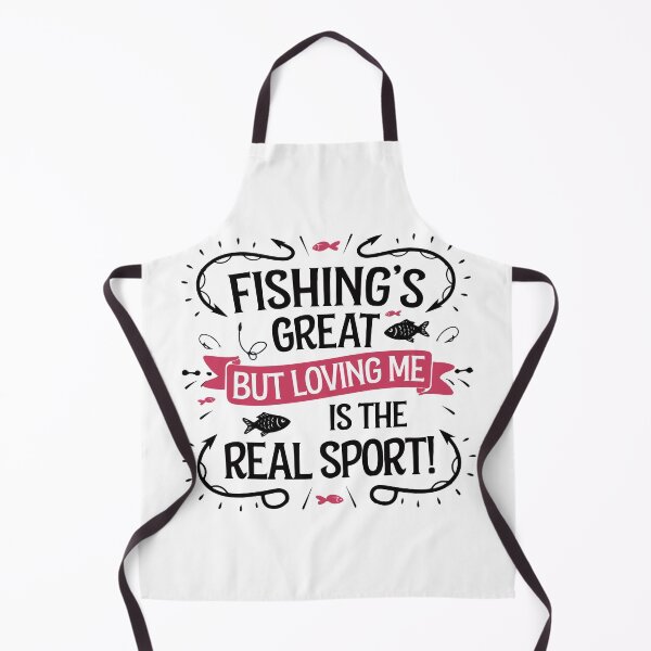 Item preview, Fishing's Great, But Loving Me Is the Real Sport – Funny Fishing Quote designed and sold by e-milka.