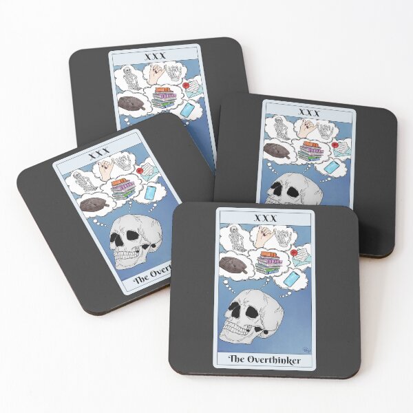 Item preview, The Overthinker Tarot Card designed and sold by Marguerite Artistry.