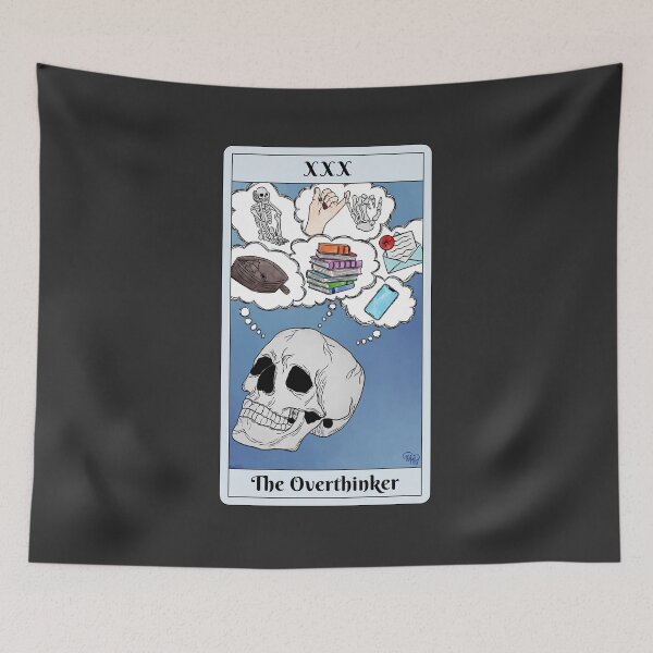 Item preview, The Overthinker Tarot Card designed and sold by Marguerite Artistry.