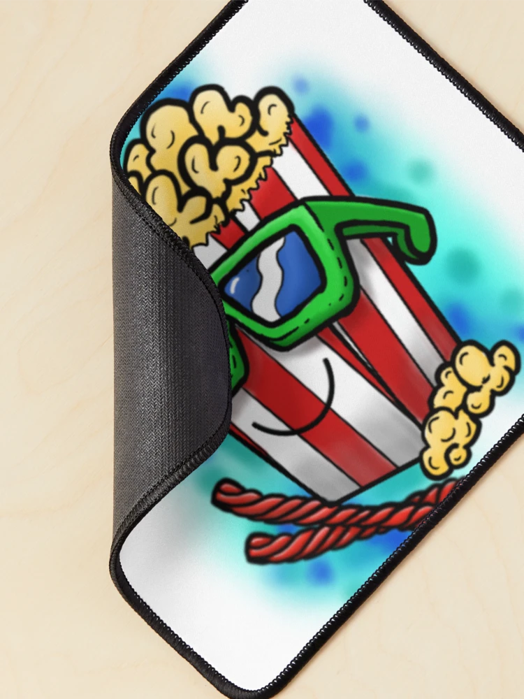 Thumbnail 2 of 5, Mouse Pad, Retro popcorn designed and sold by Rovery2.
