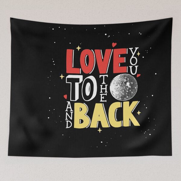 Item preview, love you to the moon and back designed and sold by theflowergirl14.